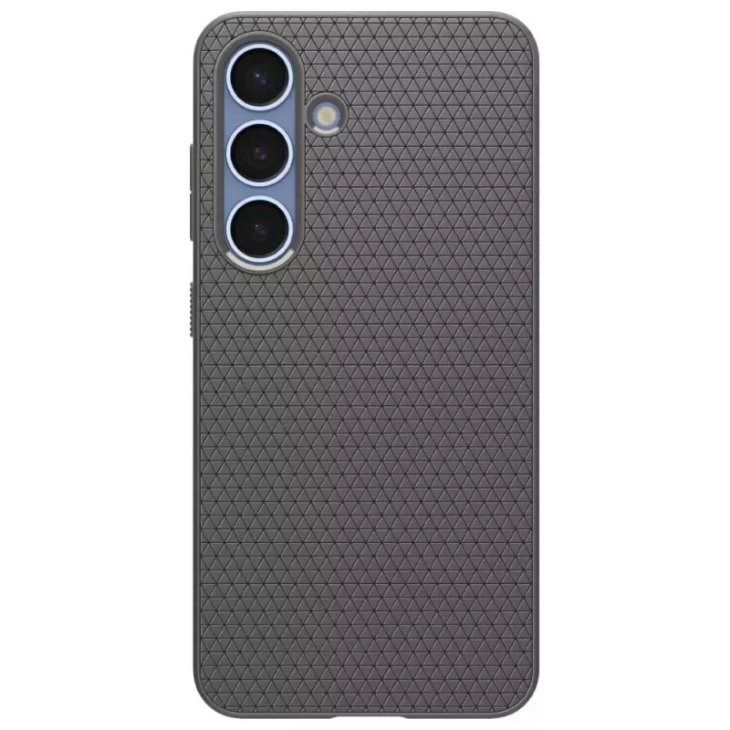 Capa de proteção Spigen Liquid Air para Galaxy S25 — Marble Gray, fina, absorvente de choques