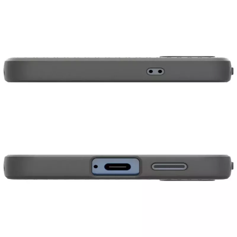 Capa de proteção Spigen Liquid Air para Galaxy S25 — Marble Gray, fina, absorvente de choques