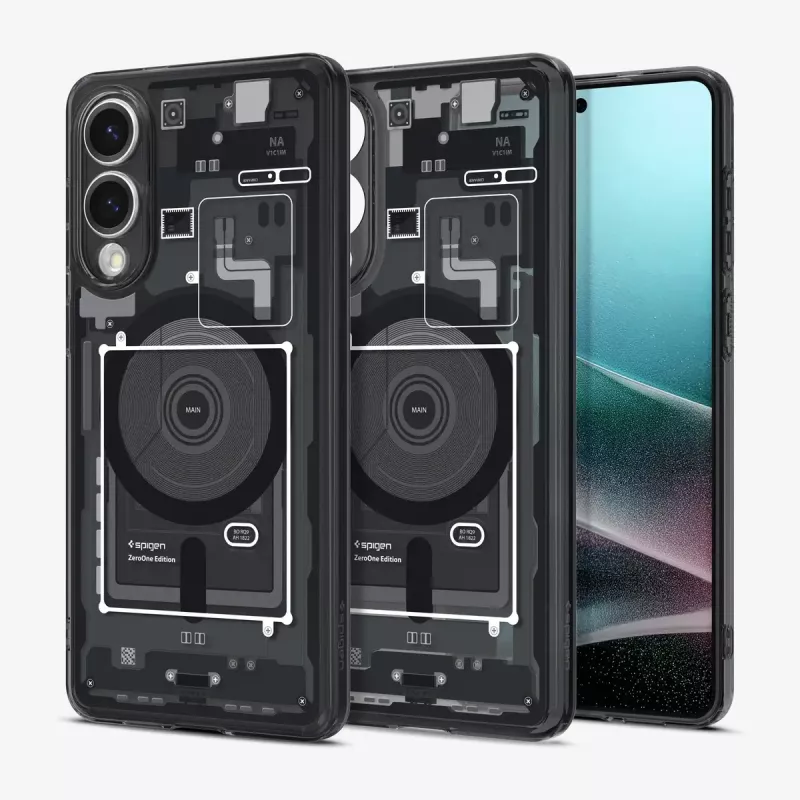 Capa Spigen Ultra Hybrid Zero One Galaxy S25 Edge preto