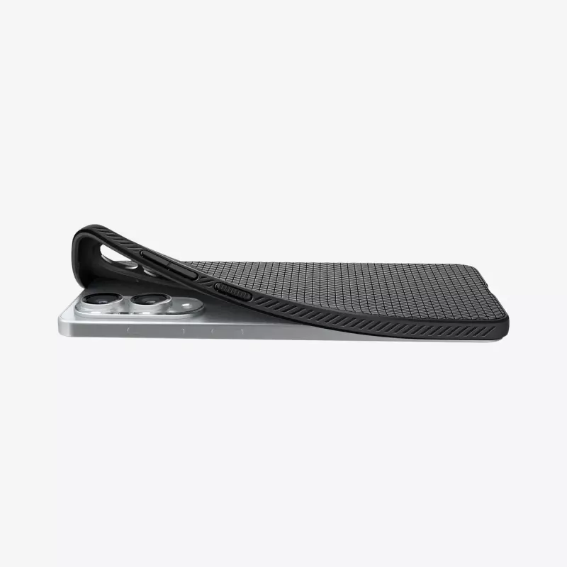 Capa Spigen Galaxy S25 Edge preto mate monocromático