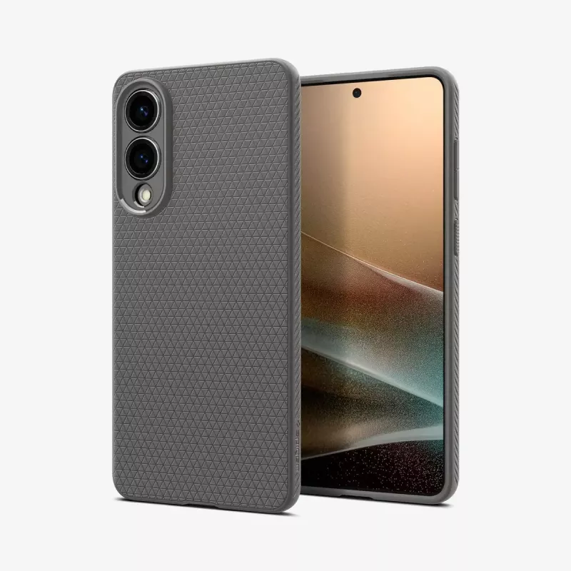 Capa Spigen Galaxy S25 Edge Marble Gray Monocromático