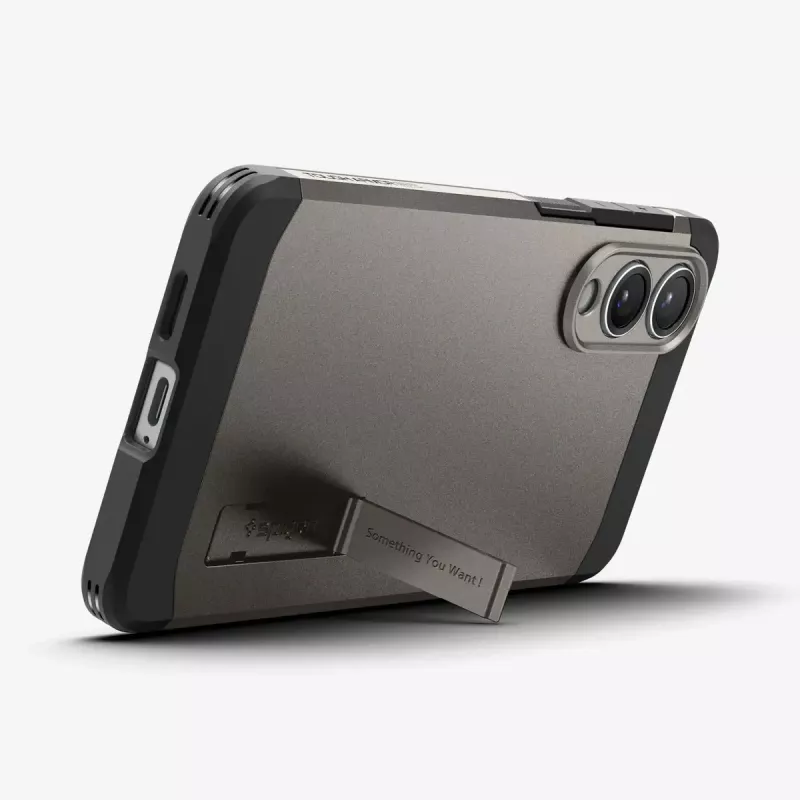 Capa Spigen Galaxy S25 Edge Tough Armor AI MagFit Gunmetal