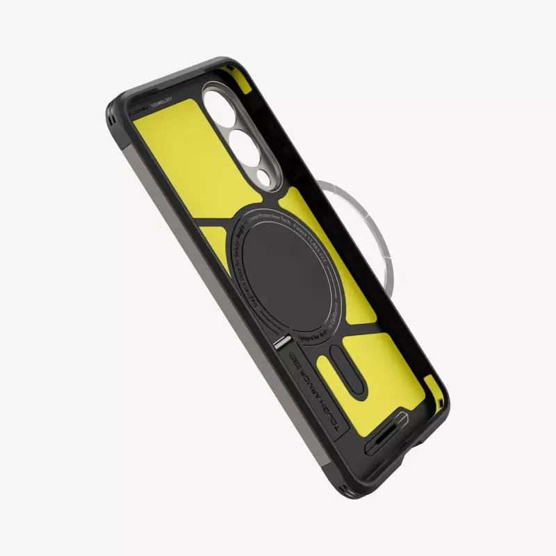 Capa Spigen Galaxy S25 Edge Tough Armor AI MagFit Gunmetal