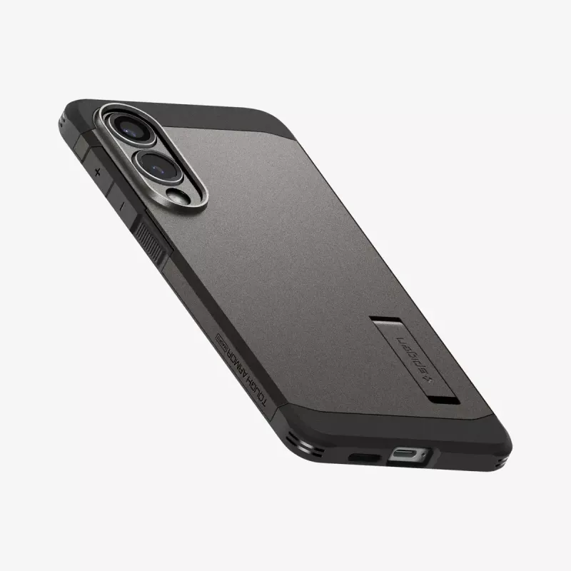 Capa Spigen Galaxy S25 Edge Tough Armor AI MagFit Gunmetal