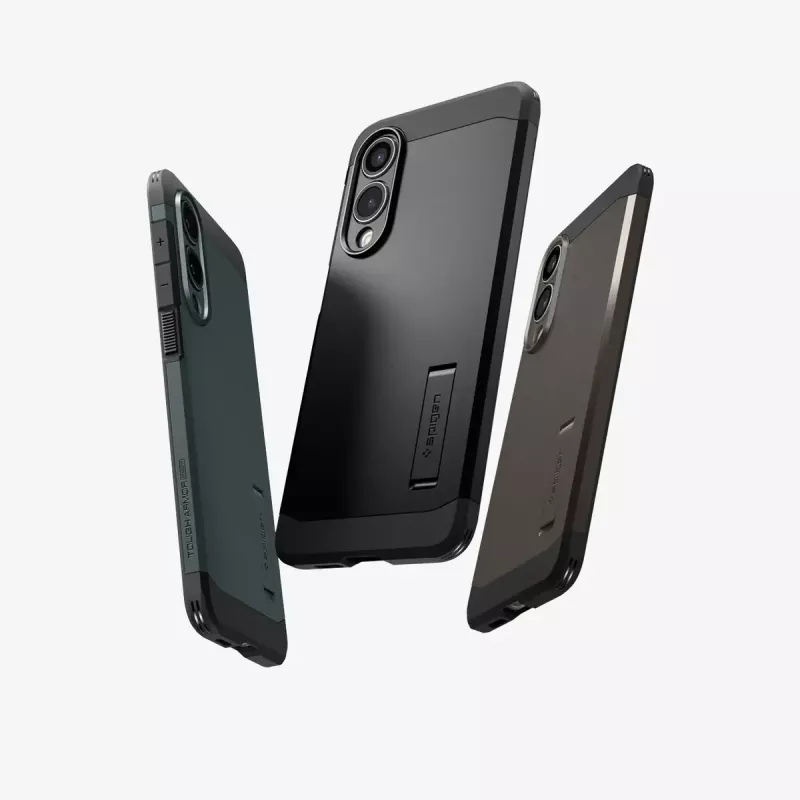 Capa Spigen Galaxy S25 Edge Tough Armor AI Abyss verde