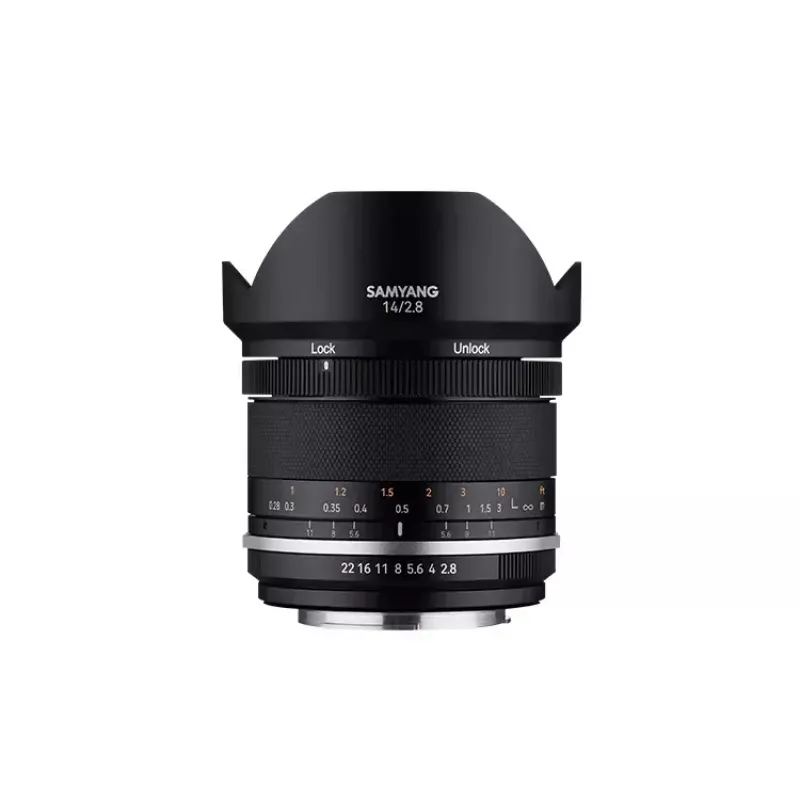 Objetiva Samyang MF 14mm F2.8 MK2 MILC preto