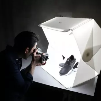 Caixa de luz fotográfica Orangemonkie Foldio3