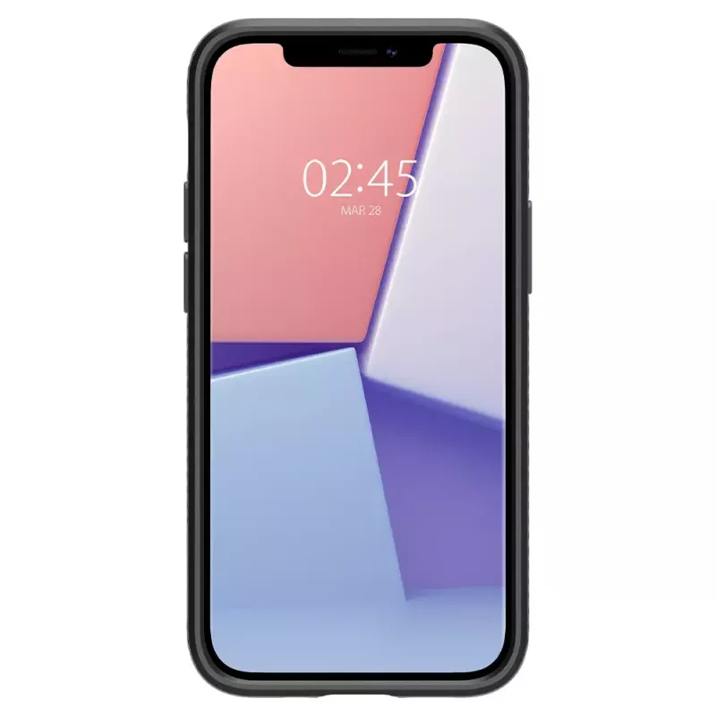 Capa Spigen Liquid Air iPhone 12 12 Pro preto