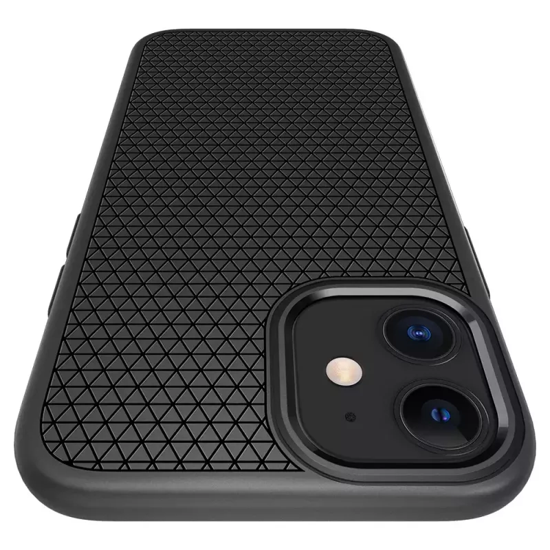 Capa Spigen Liquid Air iPhone 12 12 Pro preto