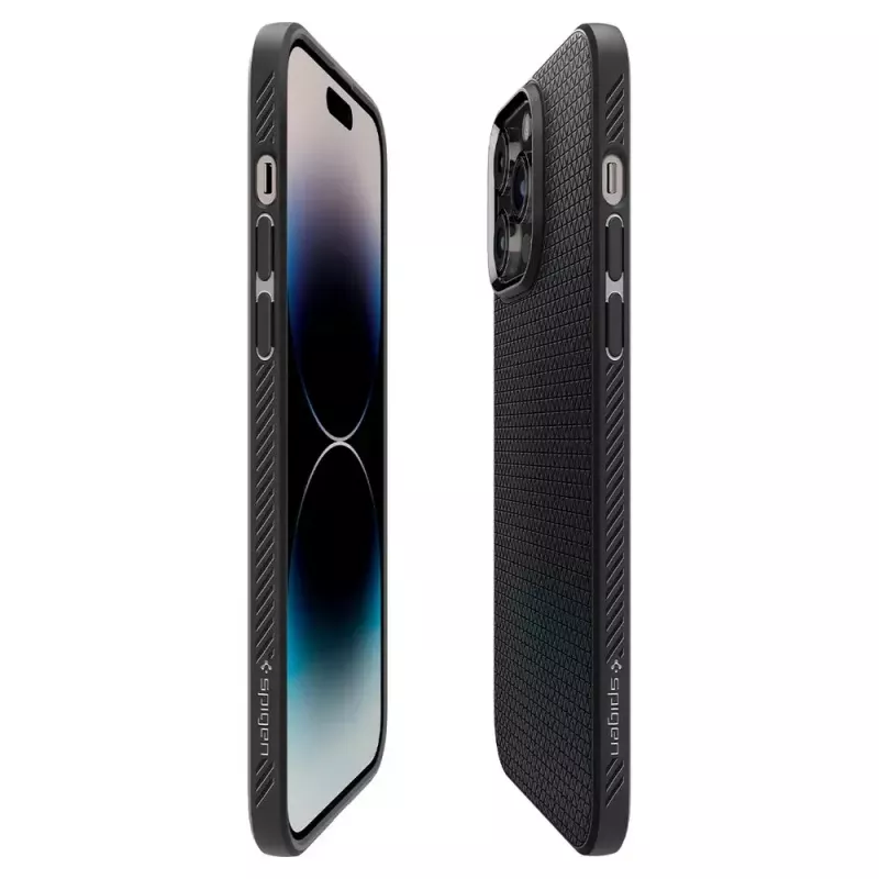 Capa Spigen Liquid Air iPhone 14 Pro Max 17 cm preto