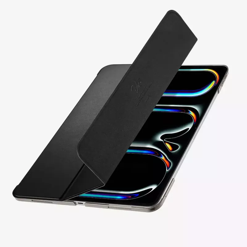 Capa tipo folio Spigen iPad Pro 11 2024 Smart Fold preto