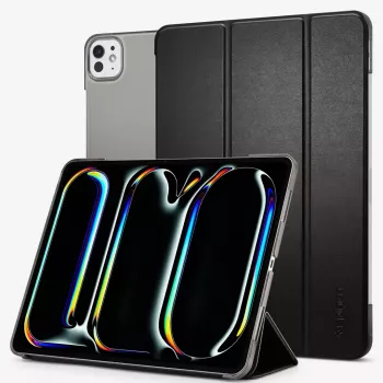 Capa tipo folio Spigen iPad Pro 11 2024 Smart Fold preto