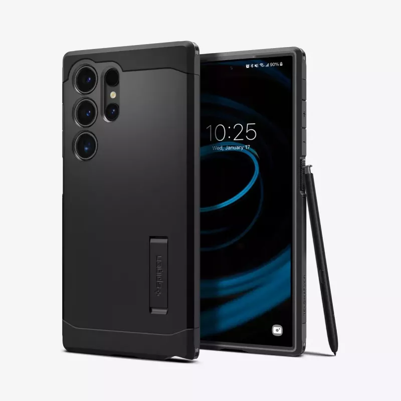 Capa de telemóvel Spigen Tough Armor preto Galaxy S24 Ultra 17,3 cm