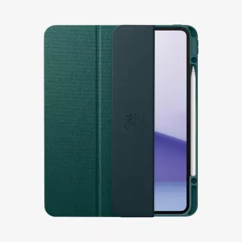 Capa tipo flip Spigen Urban Fit 33 cm (13 polegadas) para iPad Pro 2024 verde