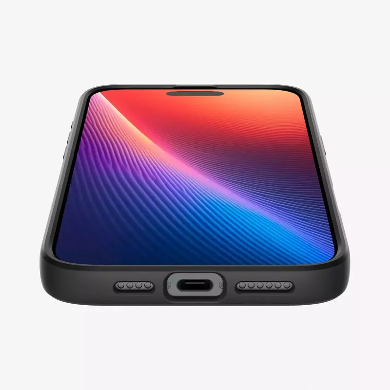 Capa Spigen Liquid Air iPhone 16 Pro Max 17,5 cm preto