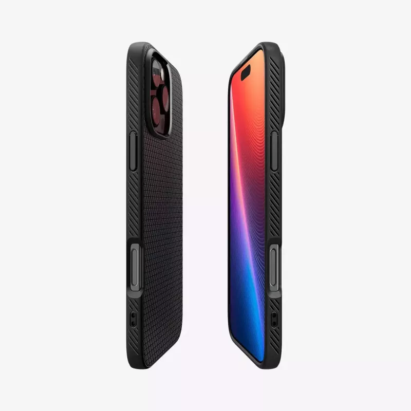 Capa Spigen Liquid Air iPhone 16 Pro Max 17,5 cm preto