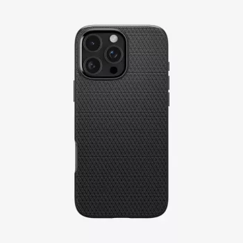 Capa Spigen Liquid Air iPhone 16 Pro Max 17,5 cm preto