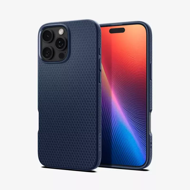 Capa de telemóvel Spigen Liquid Air navy para iPhone 16 Pro Max