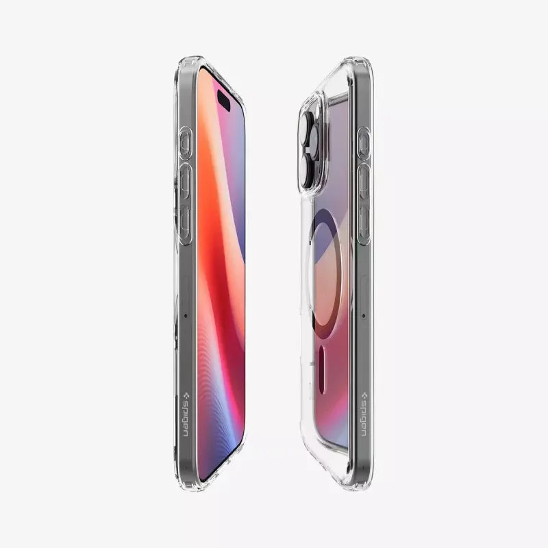 Capa de telemóvel Spigen Ultra Hybrid (MagFit) 17,5 cm grafite transparente