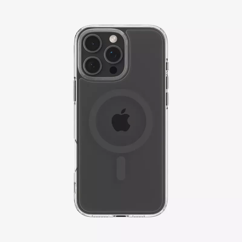 Capa de telemóvel Spigen Ultra Hybrid (MagFit) 17,5 cm grafite transparente