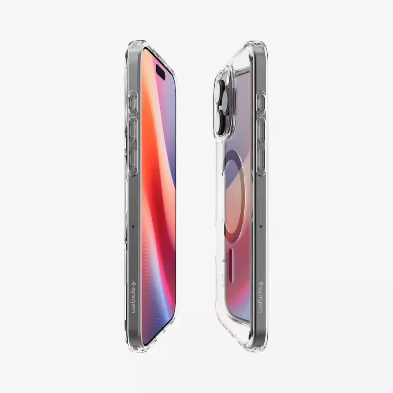 Capa de telemóvel Spigen Ultra Hybrid (MagFit) 17,5 cm transparente