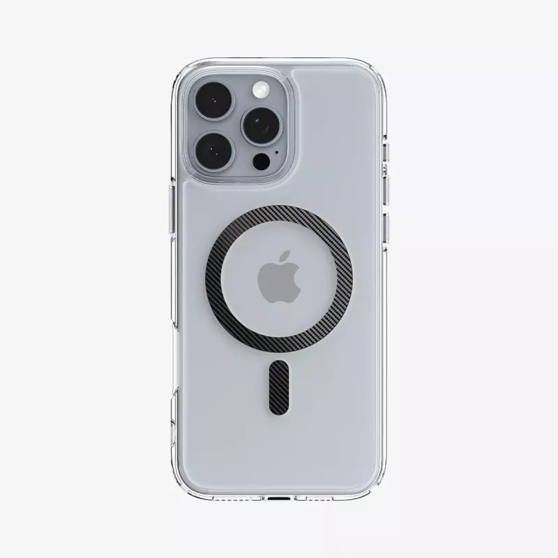 Capa de telemóvel Spigen Ultra Hybrid (MagFit) 17,5 cm transparente