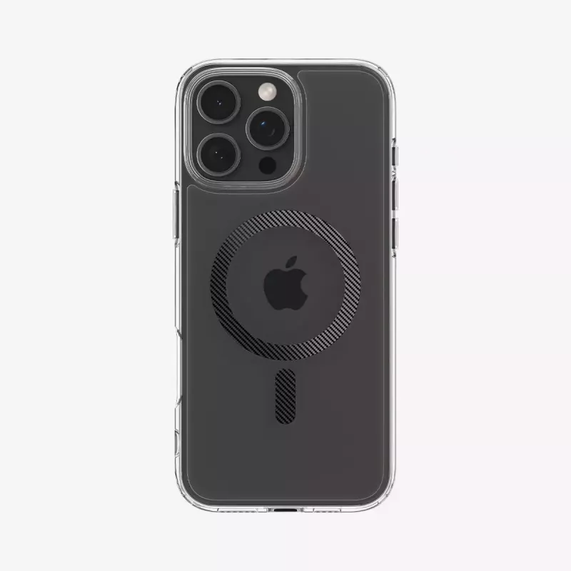 Capa de telemóvel Spigen Ultra Hybrid (MagFit) 17,5 cm transparente