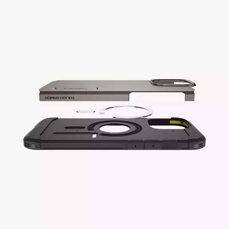 Capa de telemóvel Spigen Tough Armor AI MagFit cinzento 17,5 cm