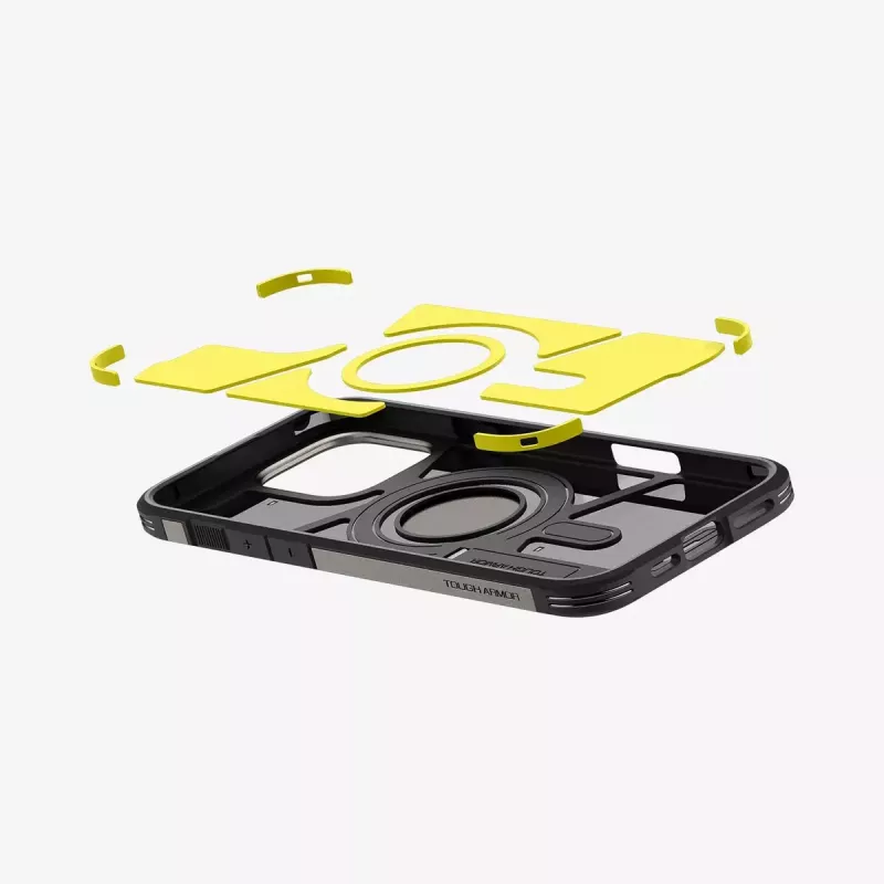 Capa de telemóvel Spigen Tough Armor AI MagFit cinzento 17,5 cm