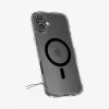 Capa de telemóvel Spigen Ultra Hybrid (MagFit) preto transparente para iPhone 16 Plus