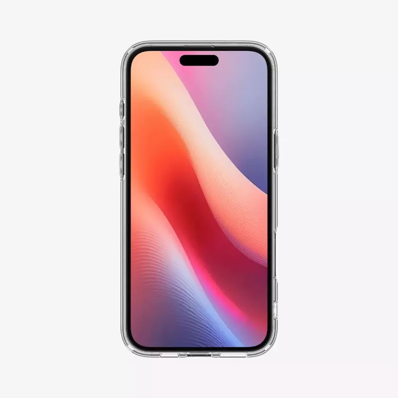 Capa de telemóvel Spigen Ultra Hybrid (MagFit) preto transparente para iPhone 16 Plus