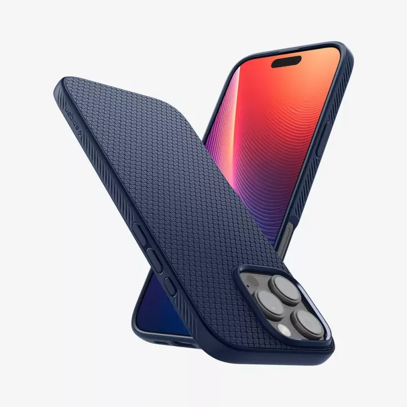 Capa de telemóvel Spigen Liquid Air navy para iPhone 16 Pro