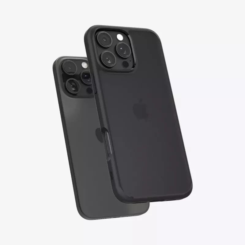 Capa de telemóvel Spigen Ultra Hybrid preto para iPhone 16 Pro 6,3 polegadas