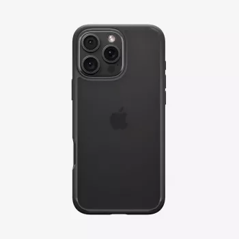 Capa de telemóvel Spigen Ultra Hybrid preto para iPhone 16 Pro 6,3 polegadas