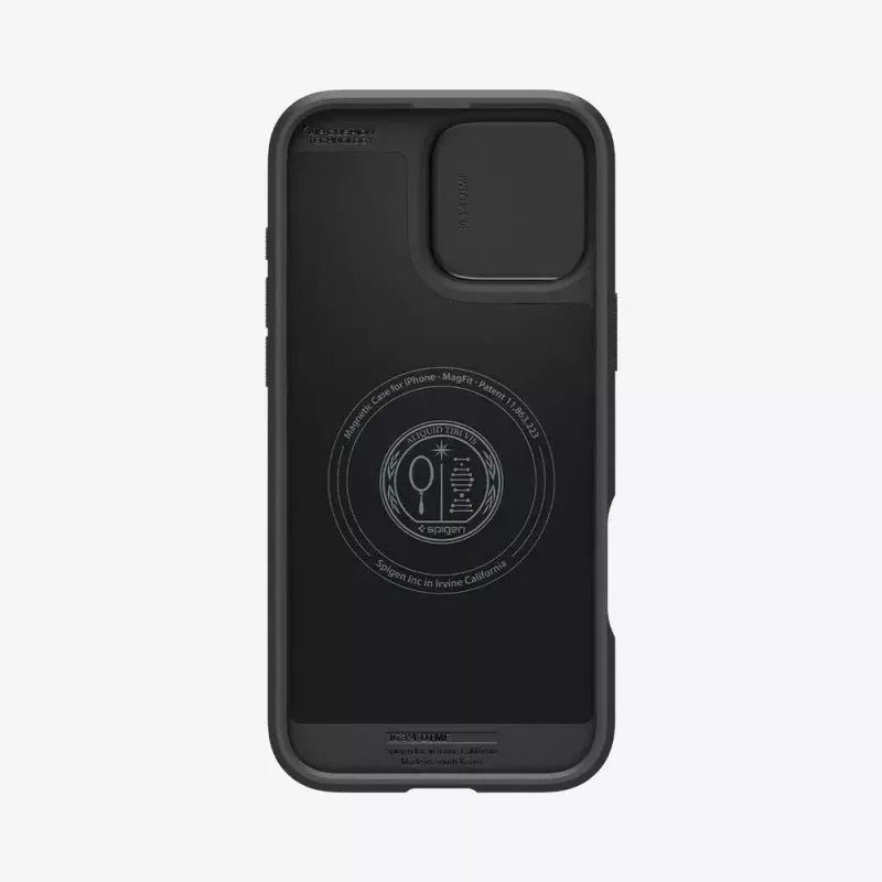 Capa de telemóvel Spigen Optik Armor preto para iPhone 16 Pro