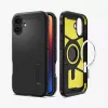 Capa para telemóvel Spigen Tough Armor AI (MagFit) preta 15,5 cm