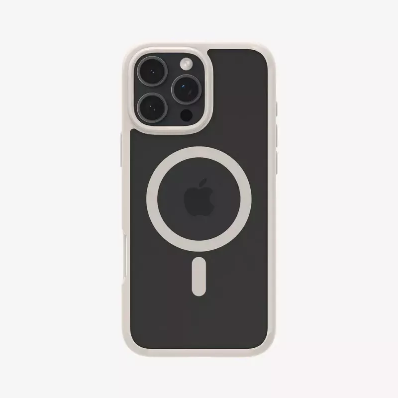 Capa para telemóvel Spigen Ultra Hybrid (MagFit) bege transparente