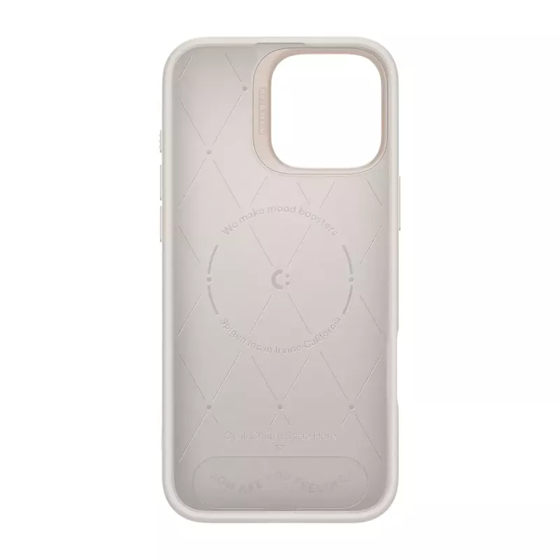 Capa CYRILL Kajuk Mag iPhone 16 Pro Max creme monocromática