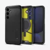 Capa Spigen Tough Armor Galaxy S24 FE preta com suporte de secretária