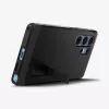 Capa Spigen Galaxy S25 Ultra Tough Armor AI preta com suporte de secretária