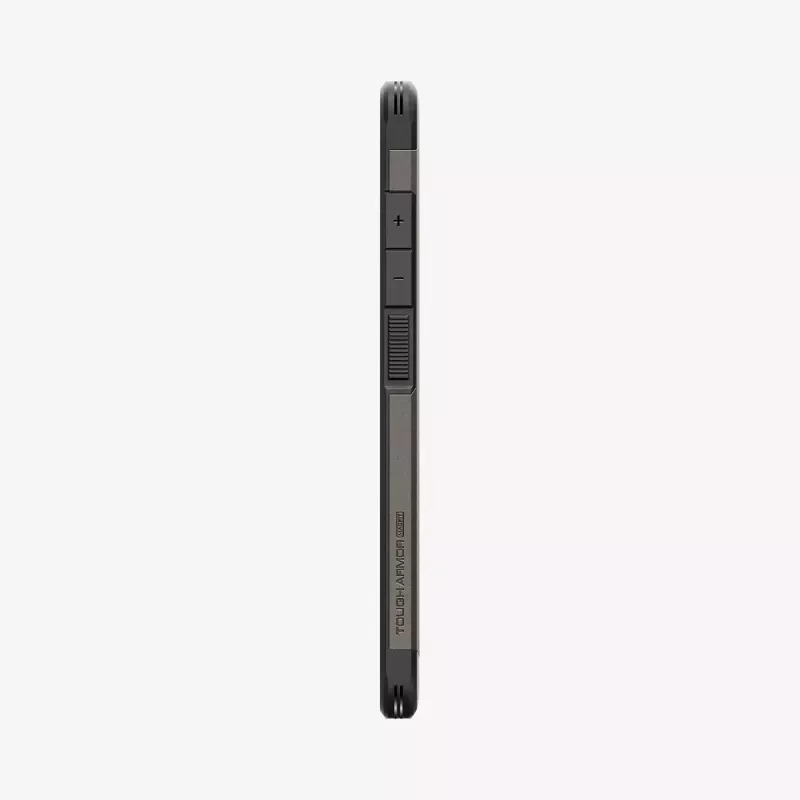 Capa Spigen Galaxy S25 Ultra Tough Armor AI gunmetal monocromática