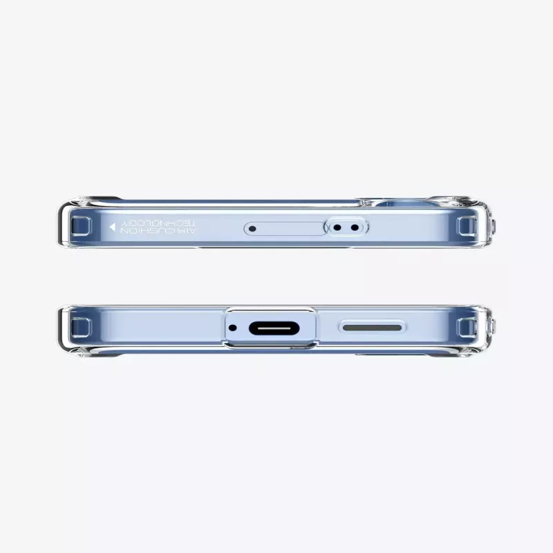 Spigen Ultra Hybrid Crystal Clear Capa para Samsung Galaxy S25, transparente