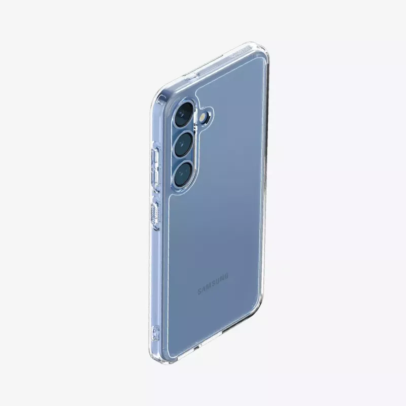Spigen Ultra Hybrid Crystal Clear Capa para Samsung Galaxy S25, transparente