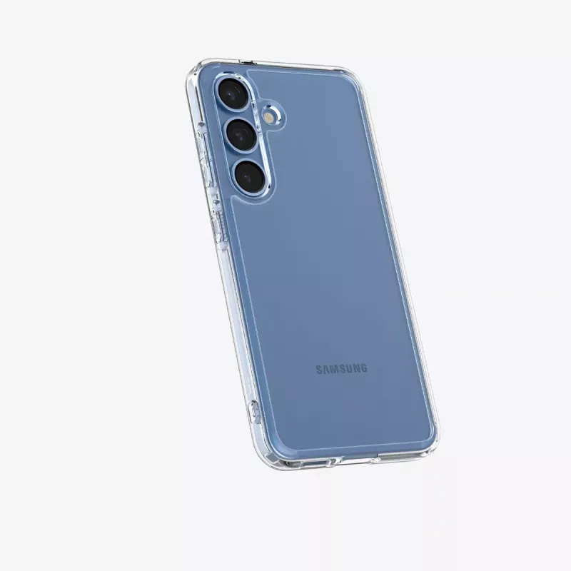 Spigen Ultra Hybrid Crystal Clear Capa para Samsung Galaxy S25, transparente