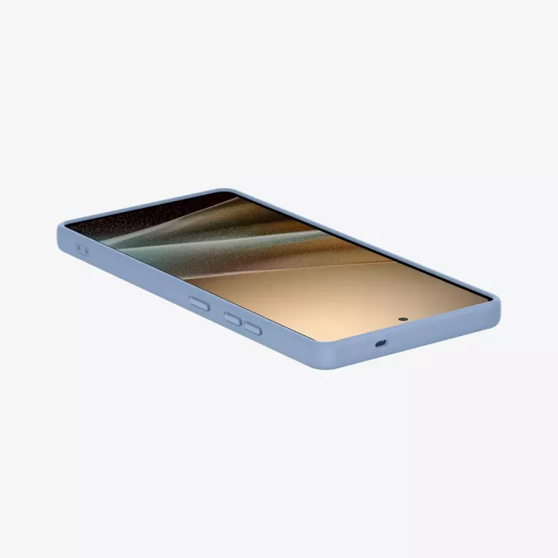 Capa Spigen Galaxy S25 Ultra Silicone Fit MagFit azul-safira