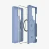 Capa Spigen Galaxy S25 Ultra Silicone Fit MagFit azul-safira