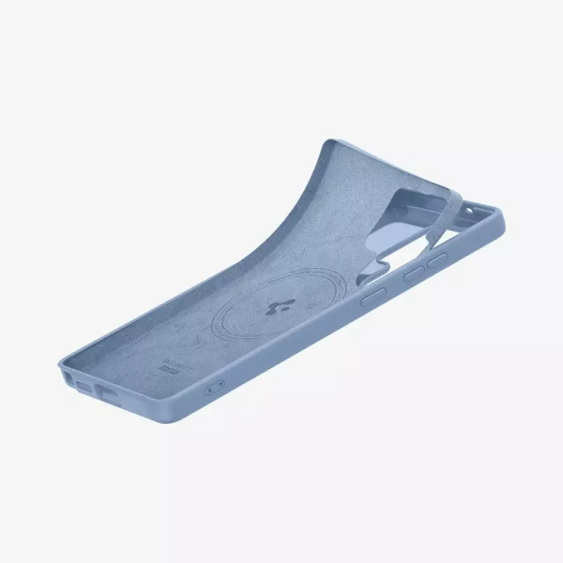 Capa Spigen Galaxy S25 Ultra Silicone Fit MagFit azul-safira