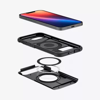 Capa Spigen Slim Armor iPhone 16e preta
