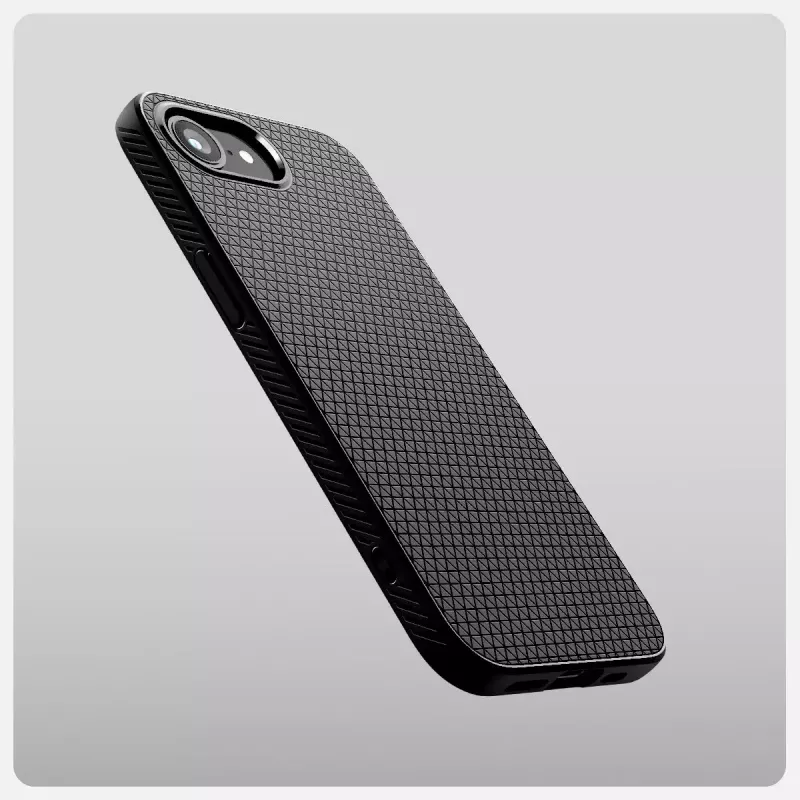 Capa Spigen Liquid Air iPhone 16e preta mate