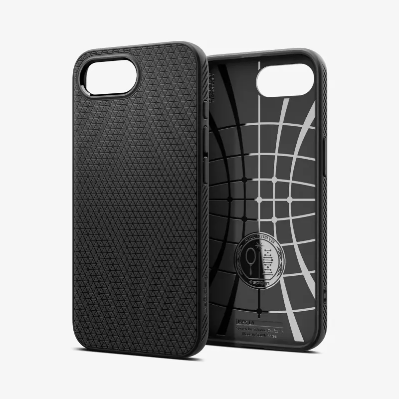 Capa Spigen Liquid Air iPhone 16e preta mate